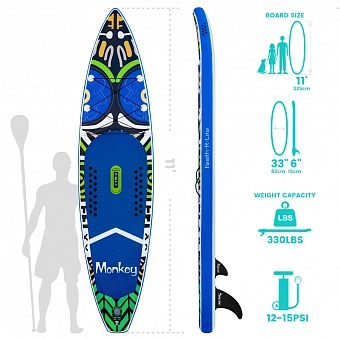 SUP-доска FunWater Monkey 11'