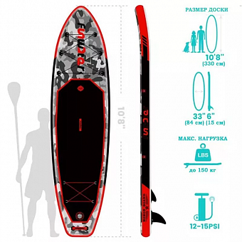 SUP-доска FunWater Honor Red 10'8"